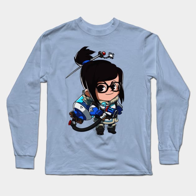 Cute Mei Spray Long Sleeve T-Shirt by Rumiho